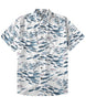 Watercolor Fish Swarm Men's Breathable Shirt