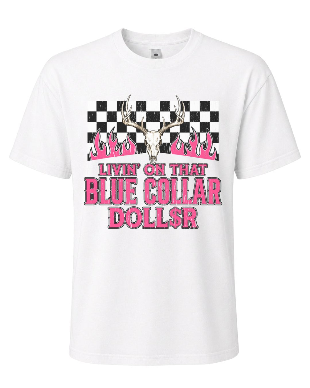 Blue Collar Dollar Couple Country Vibe T-shirt