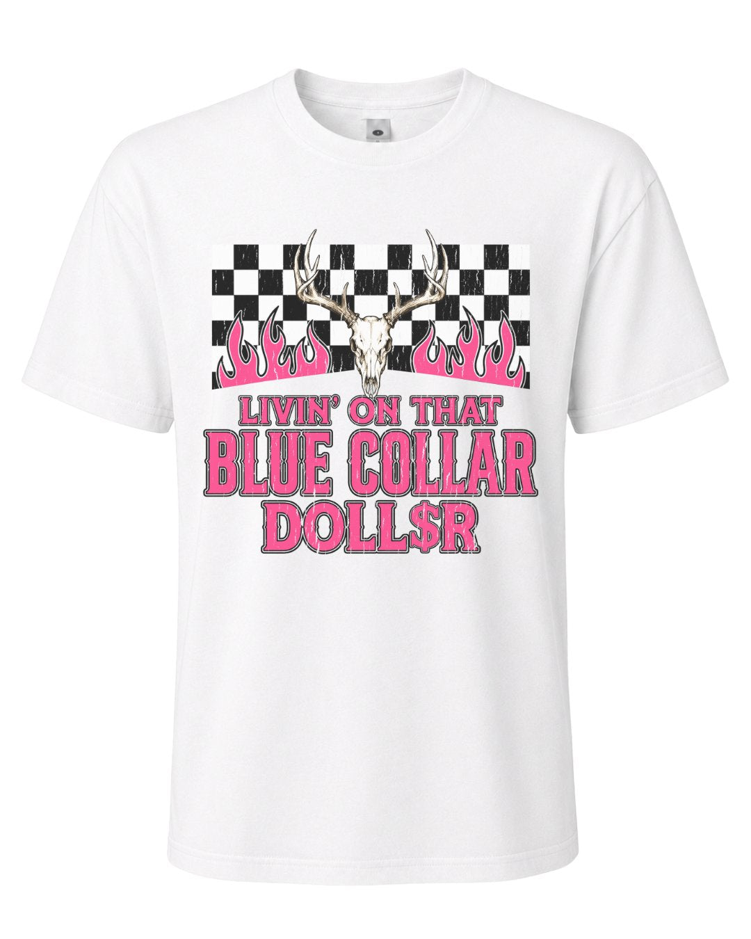 Blue Collar Dollar Couple Country Vibe T-shirt