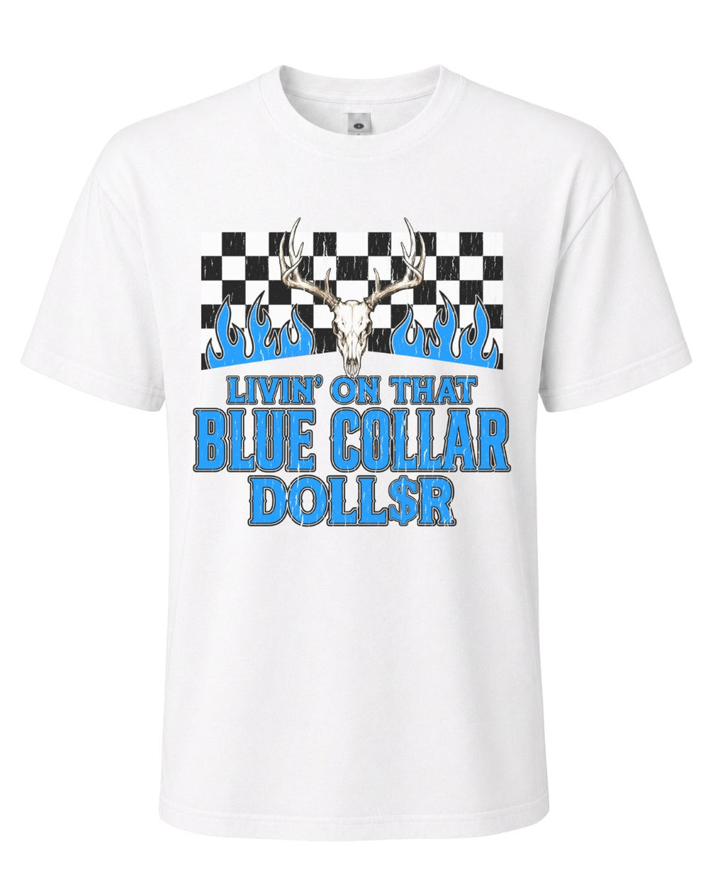 Blue Collar Dollar Couple Country Vibe T-shirt