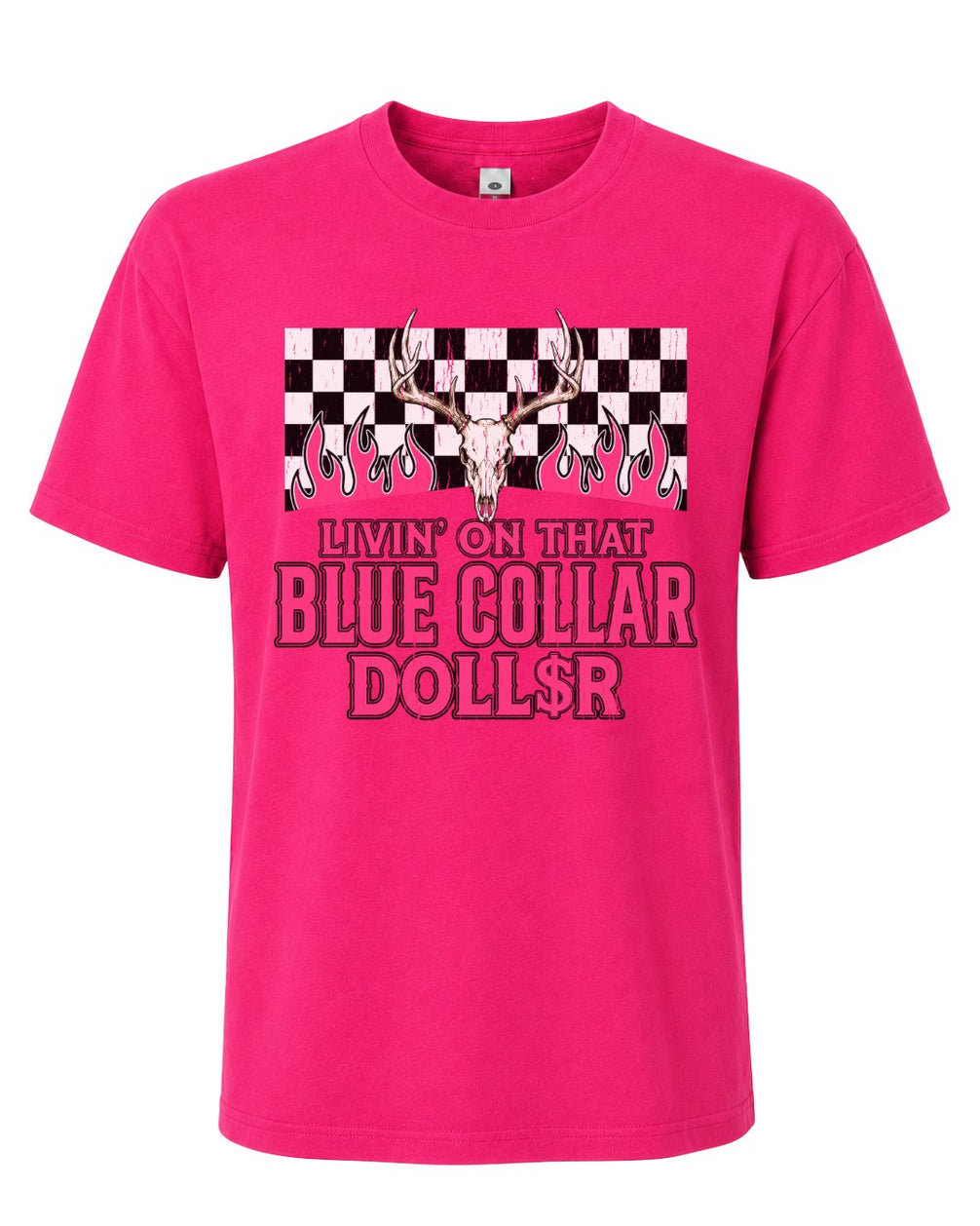 Blue Collar Dollar Couple Country Vibe T-shirt