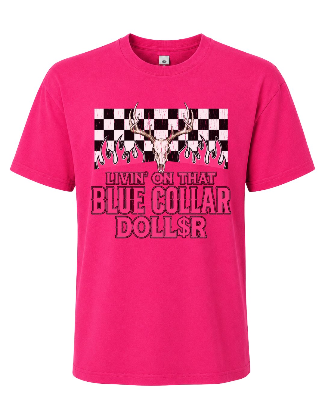 Blue Collar Dollar Couple Country Vibe T-shirt