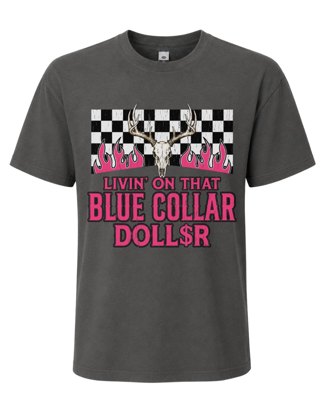 Blue Collar Dollar Couple Country Vibe T-shirt