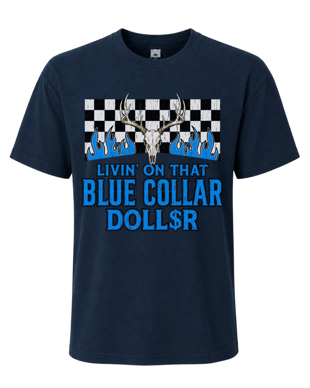 Blue Collar Dollar Couple Country Vibe T-shirt