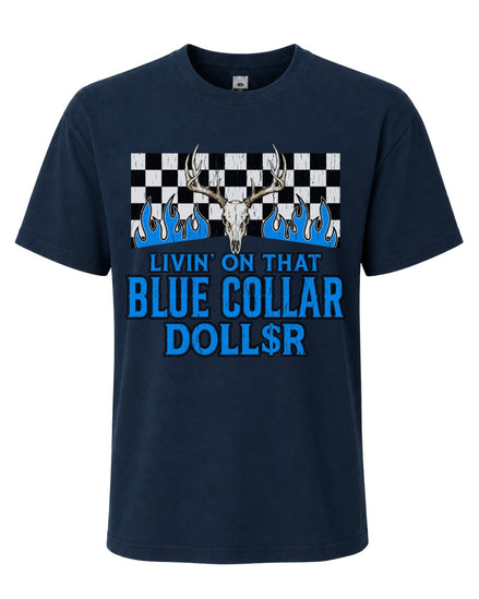 Blue Collar Dollar Couple Country Vibe T-shirt