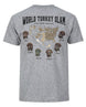 World Turkey Slam Subspecies Map T-shirt