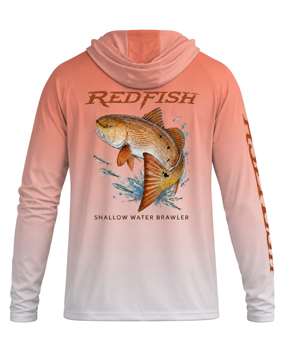 Shallow Water Brawler Redfish Sun Protection Hoodie