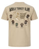 World Turkey Slam Subspecies Map T-shirt