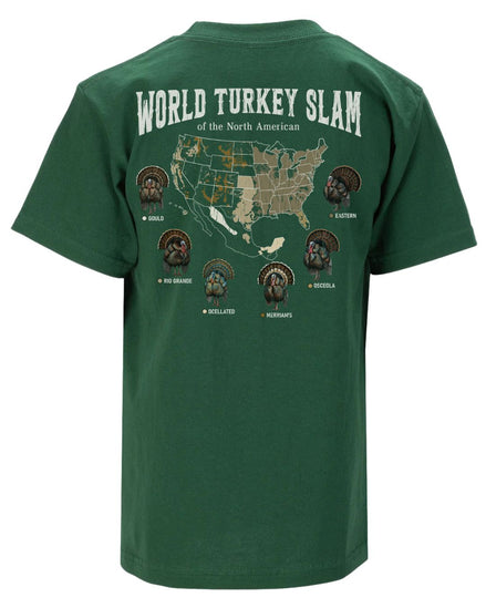 World Turkey Slam Subspecies Map T-shirt