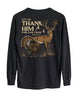 Let Us Thank Him For Our Food LONG-SLEEVE back