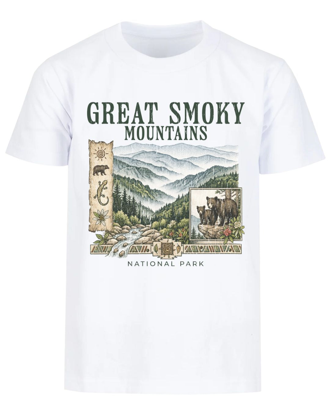 Classic Smokies Mountain Scenery T-shirt