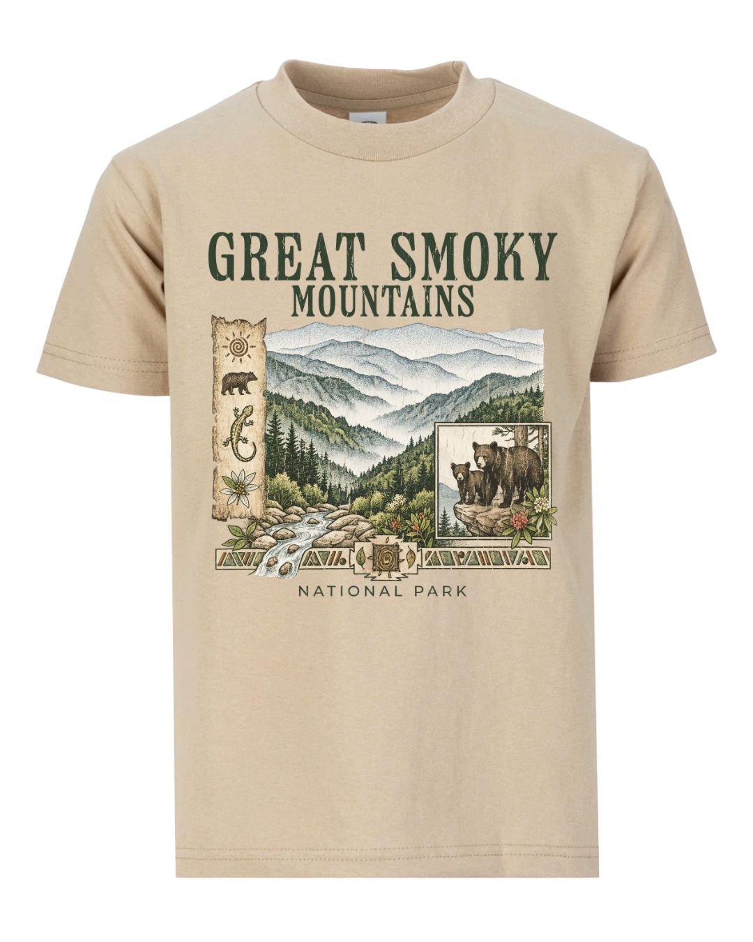 Classic Smokies Mountain Scenery T-shirt