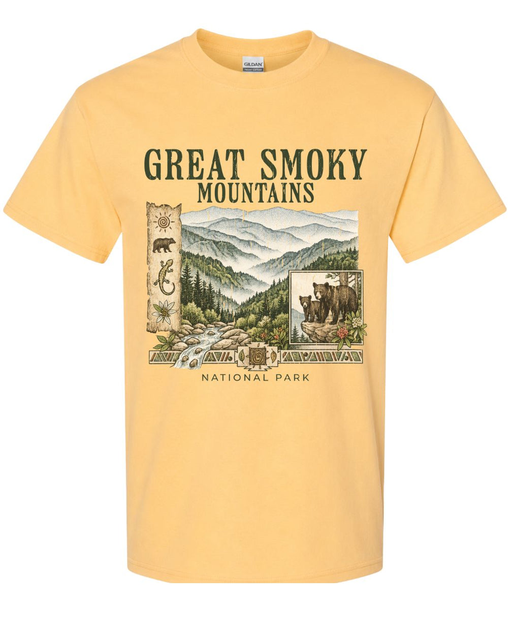 Classic Smokies Mountain Scenery T-shirt