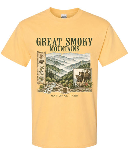 Classic Smokies Mountain Scenery T-shirt