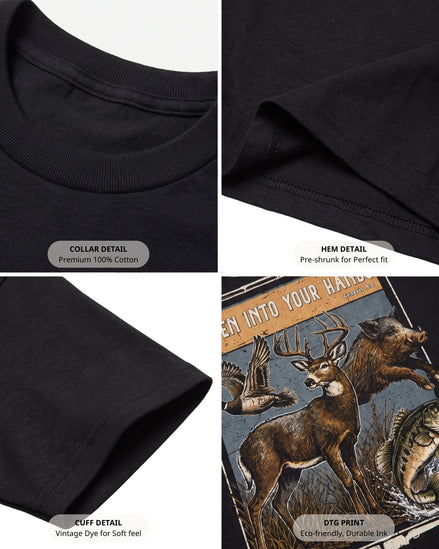 Genesis 9:2 Christian Hunting T-shirt