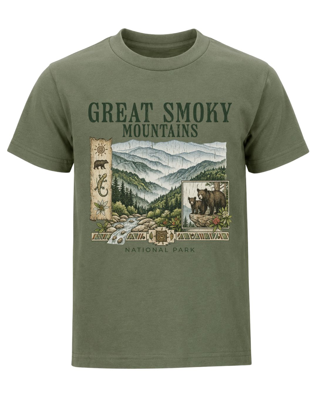 Classic Smokies Mountain Scenery T-shirt