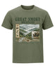 Classic Smokies Mountain Scenery T-shirt