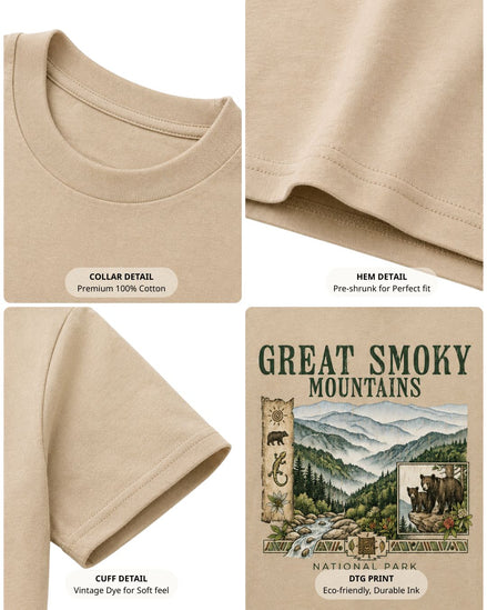 Classic Smokies Mountain Scenery T-shirt