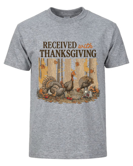 Received With Thanksgiving T-shirt