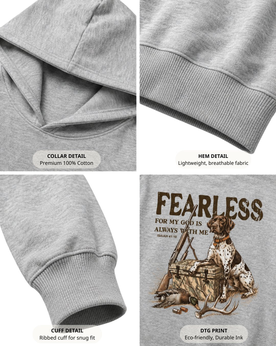 Fearless Christian Hunter Hoodie