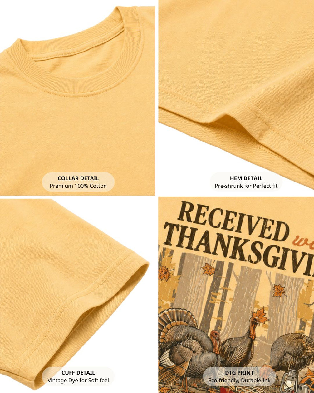 Received With Thanksgiving T-shirt