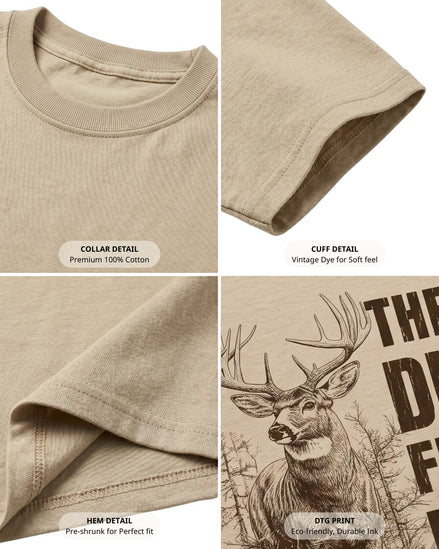 Proverbs 12:27 Deer Wildlife T-shirt