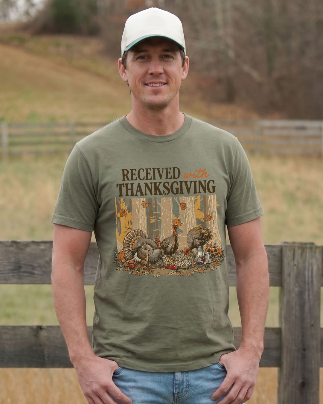 Received With Thanksgiving T-shirt