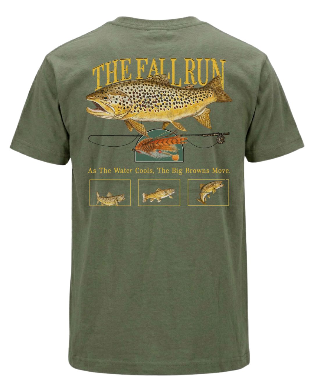 Fall Brown Trout Migration T-shirt