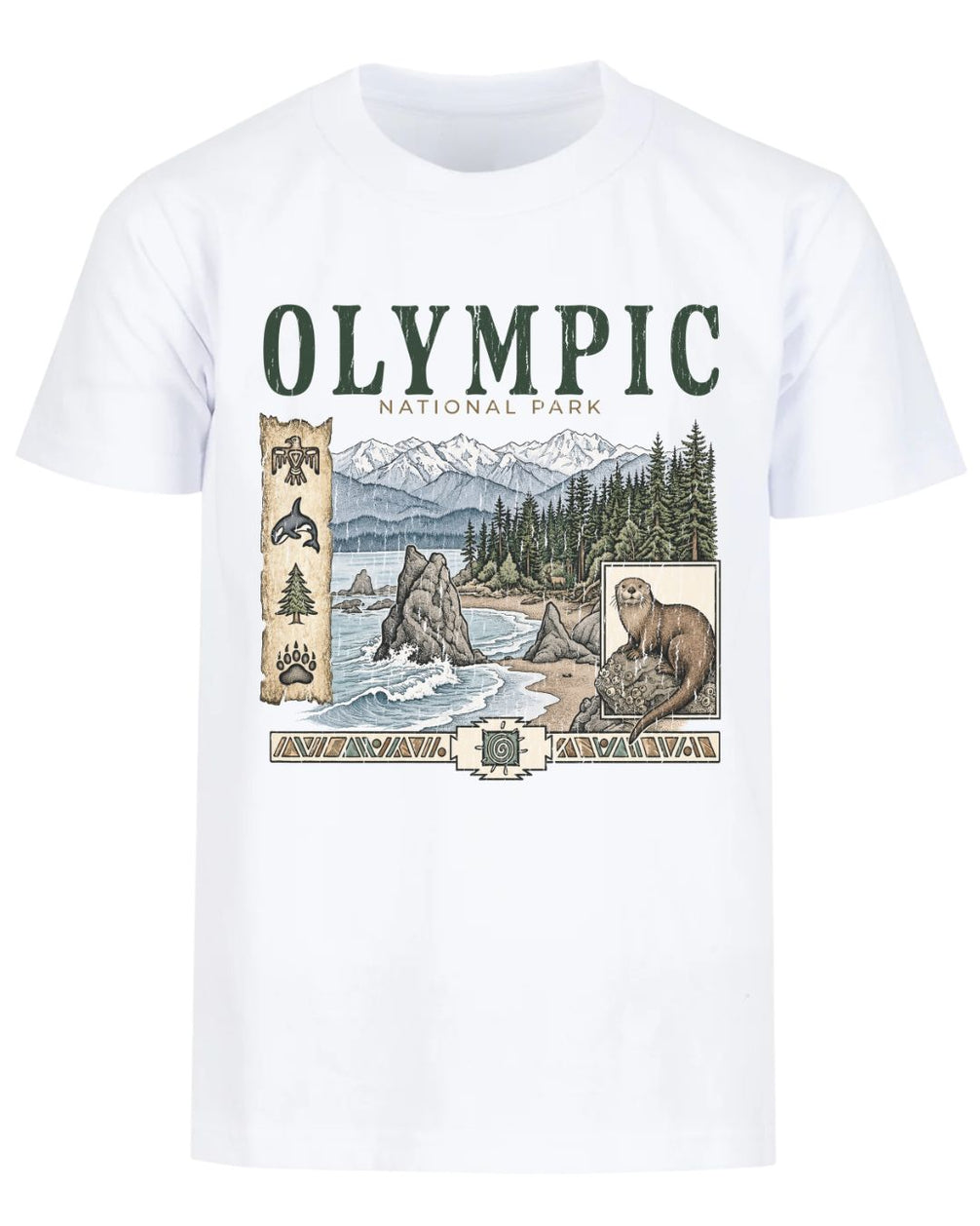 Olympic Coastal Otter Wilderness T-shirt