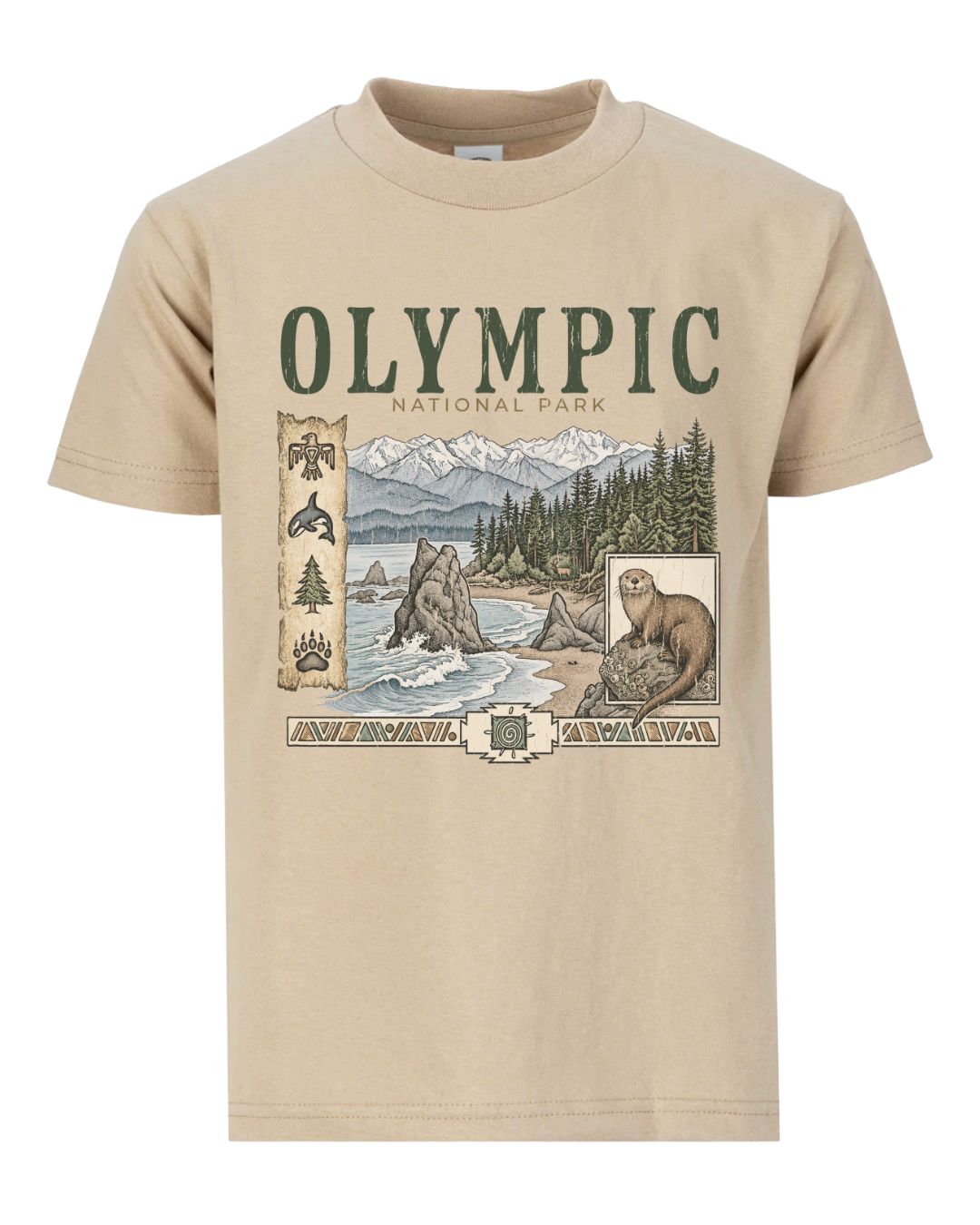Olympic Coastal Otter Wilderness T-shirt