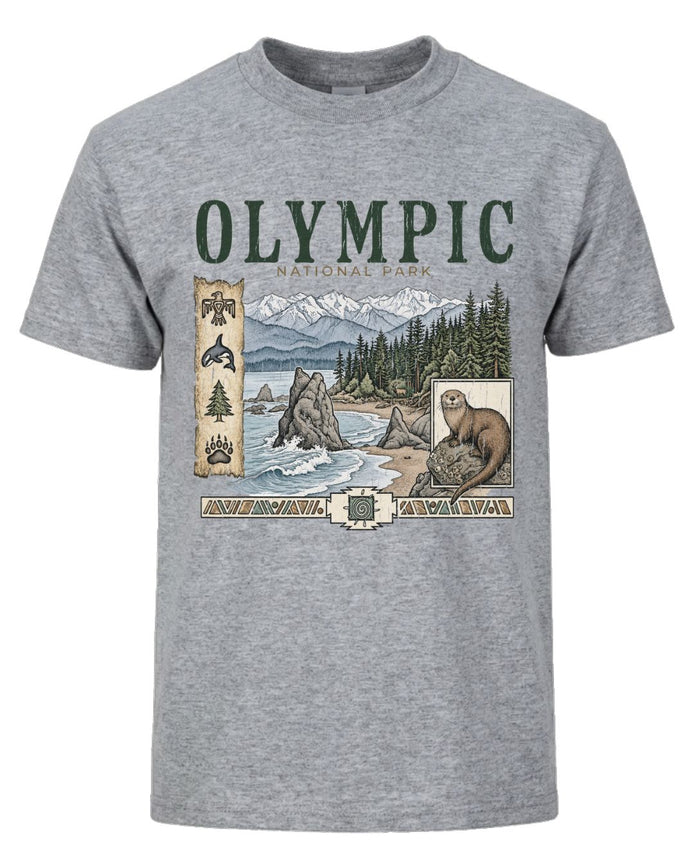 Olympic Coastal Otter Wilderness T-shirt