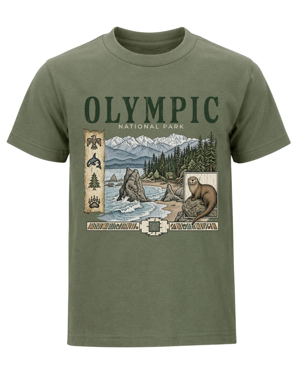 Olympic Coastal Otter Wilderness T-shirt
