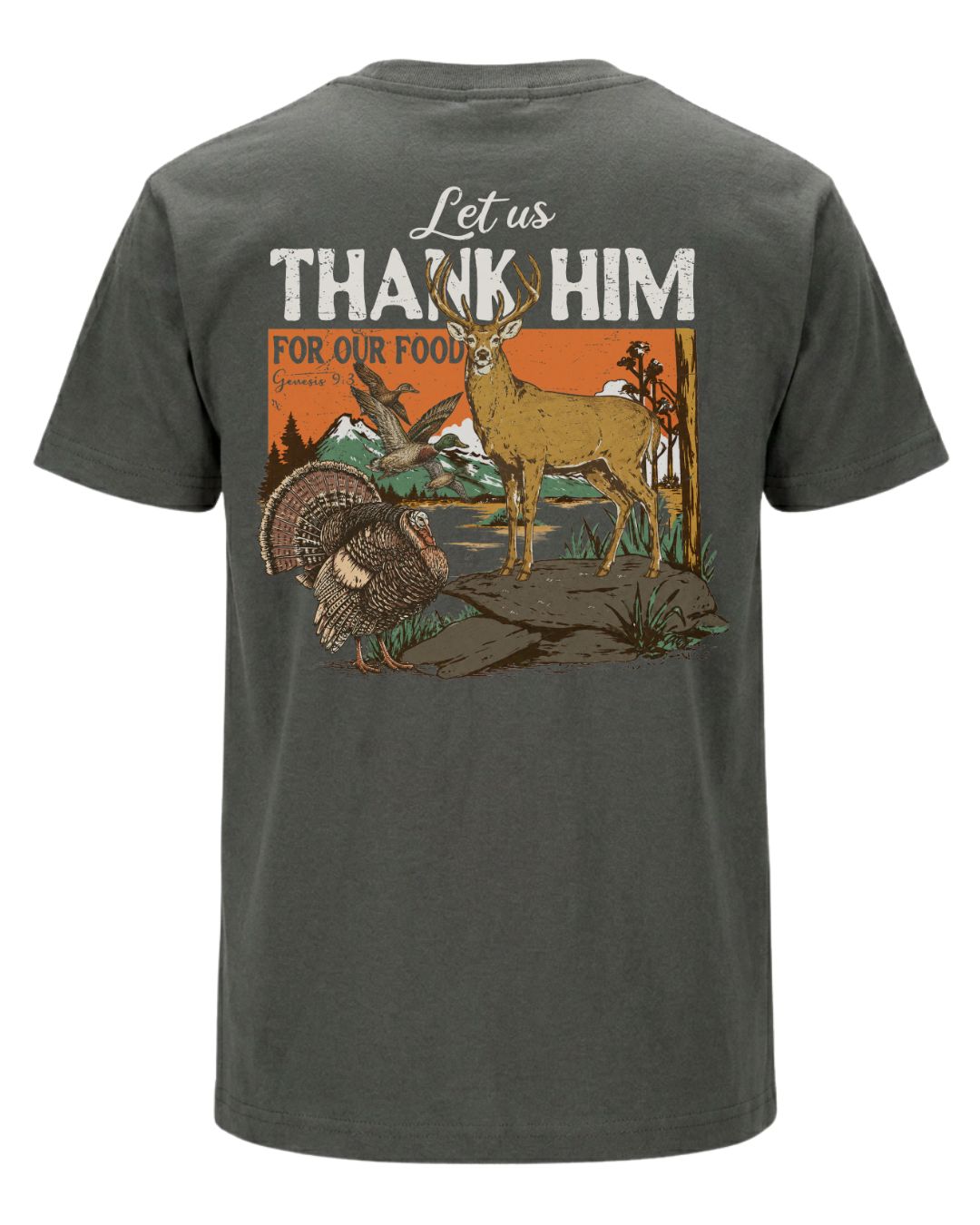 Outdoors Thank Him T-Shirt