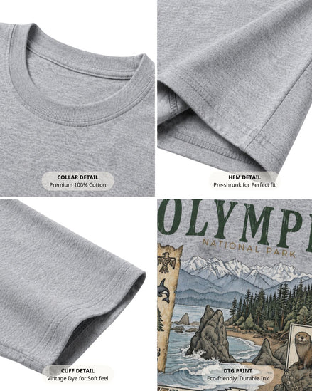 Olympic Coastal Otter Wilderness T-shirt