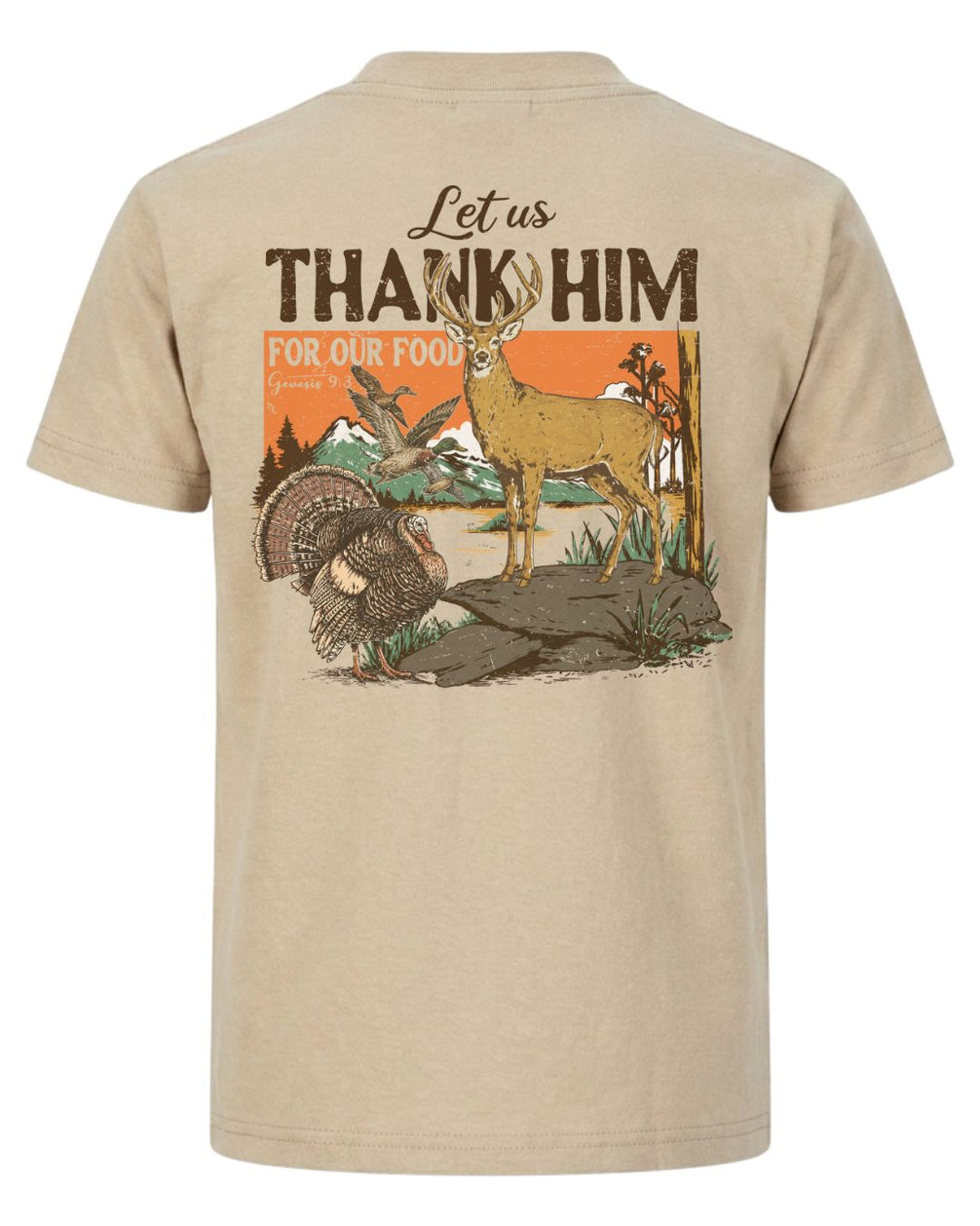 Outdoors Thank Him T-Shirt