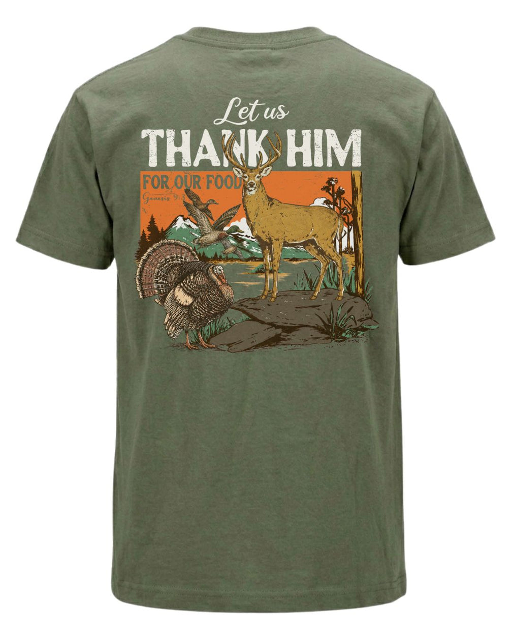 Outdoors Thank Him T-Shirt