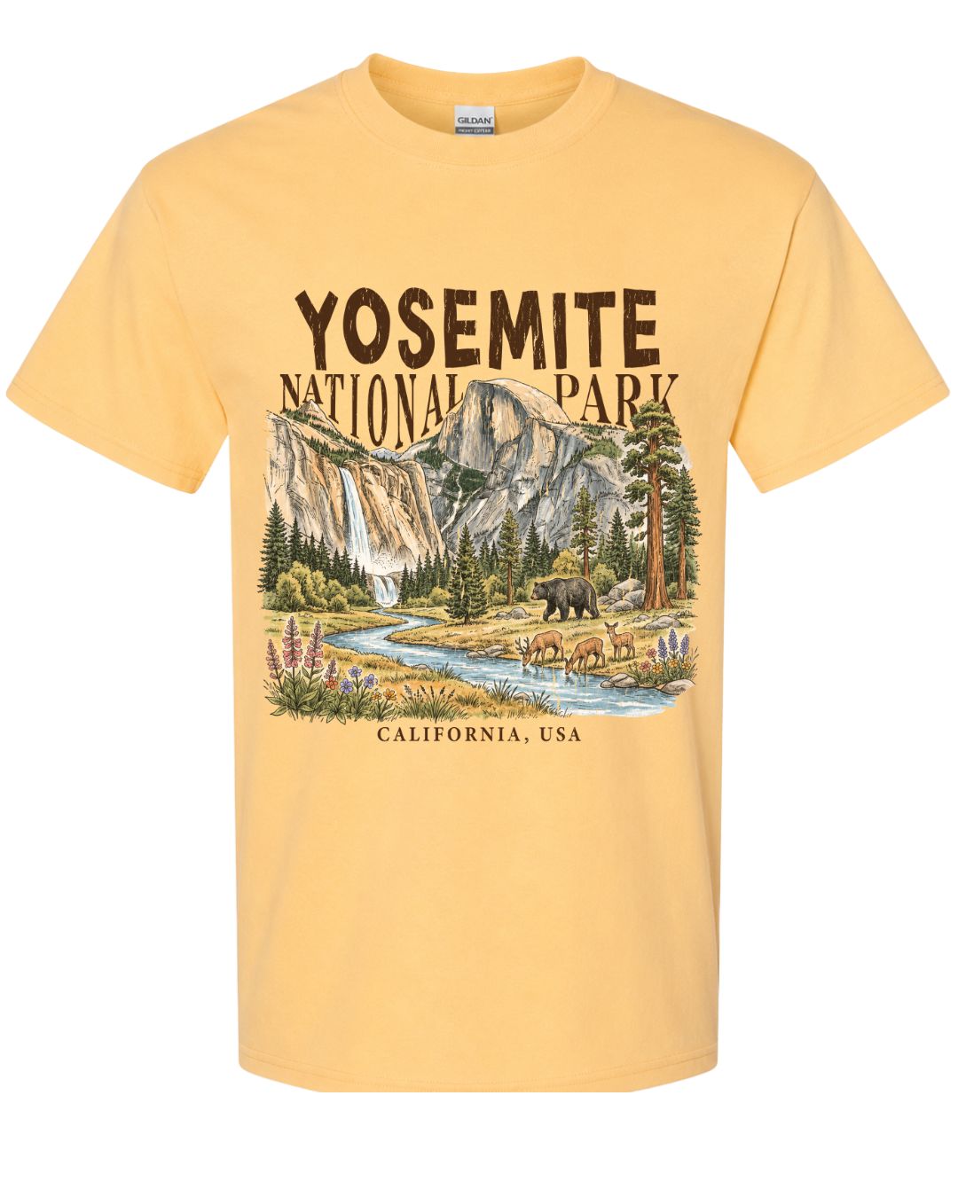 Yosemite Valley Half Dome Nature T-shirt
