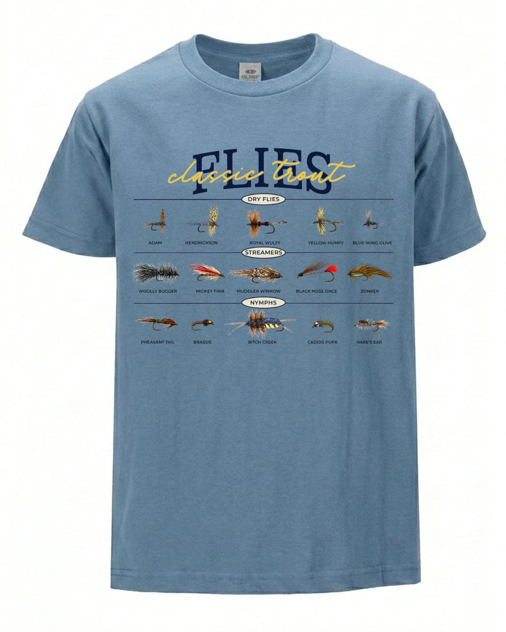 Classic Trout Flies Guide T-shirt