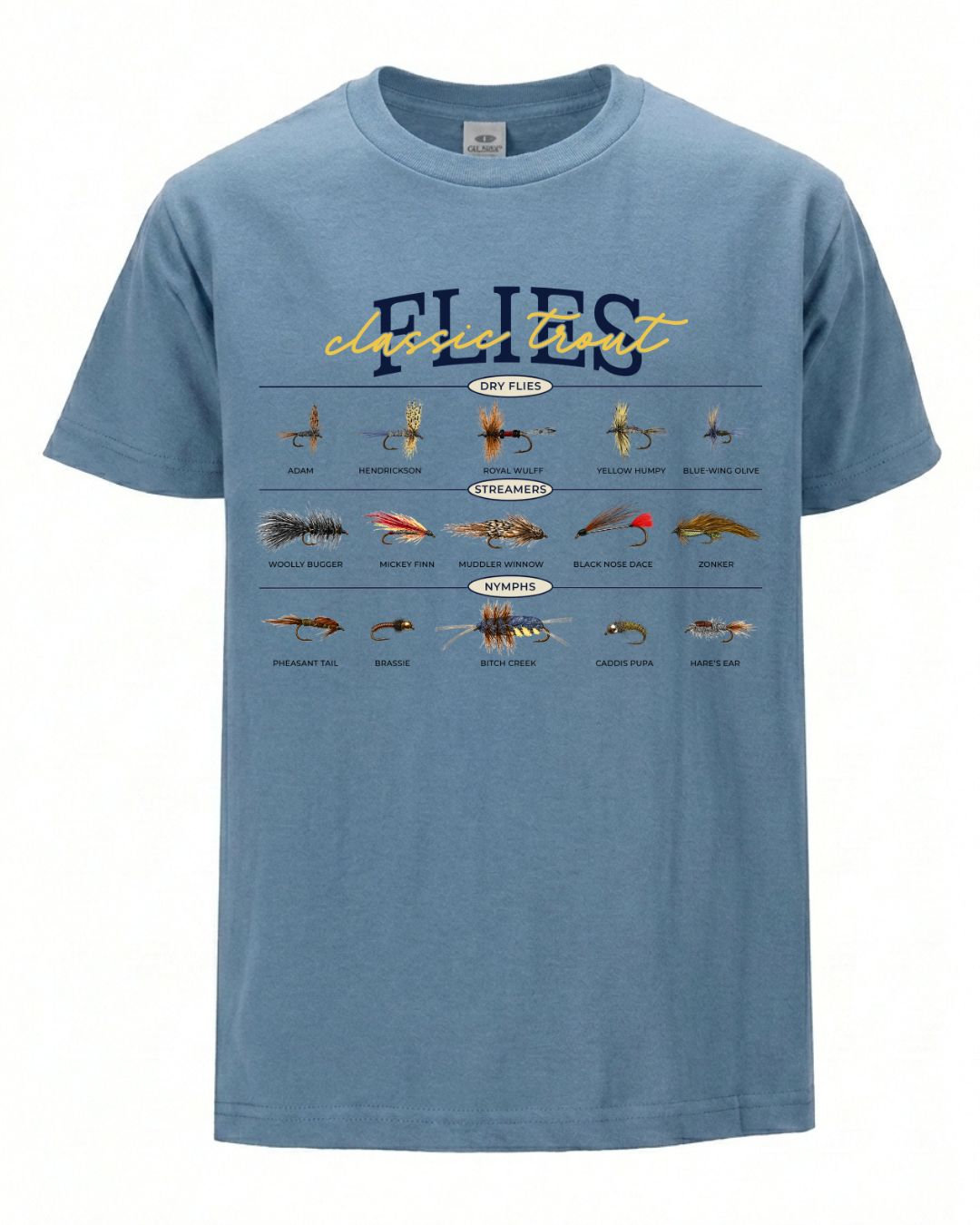 Classic Trout Flies Guide T-shirt