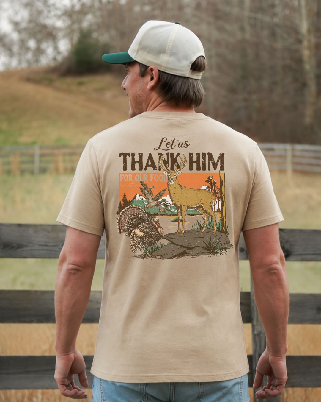 Outdoors Thank Him T-Shirt
