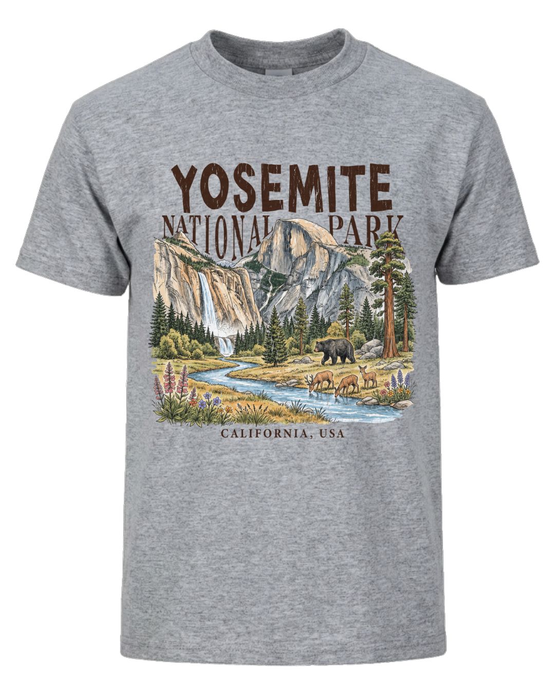 Yosemite Valley Half Dome Nature T-shirt