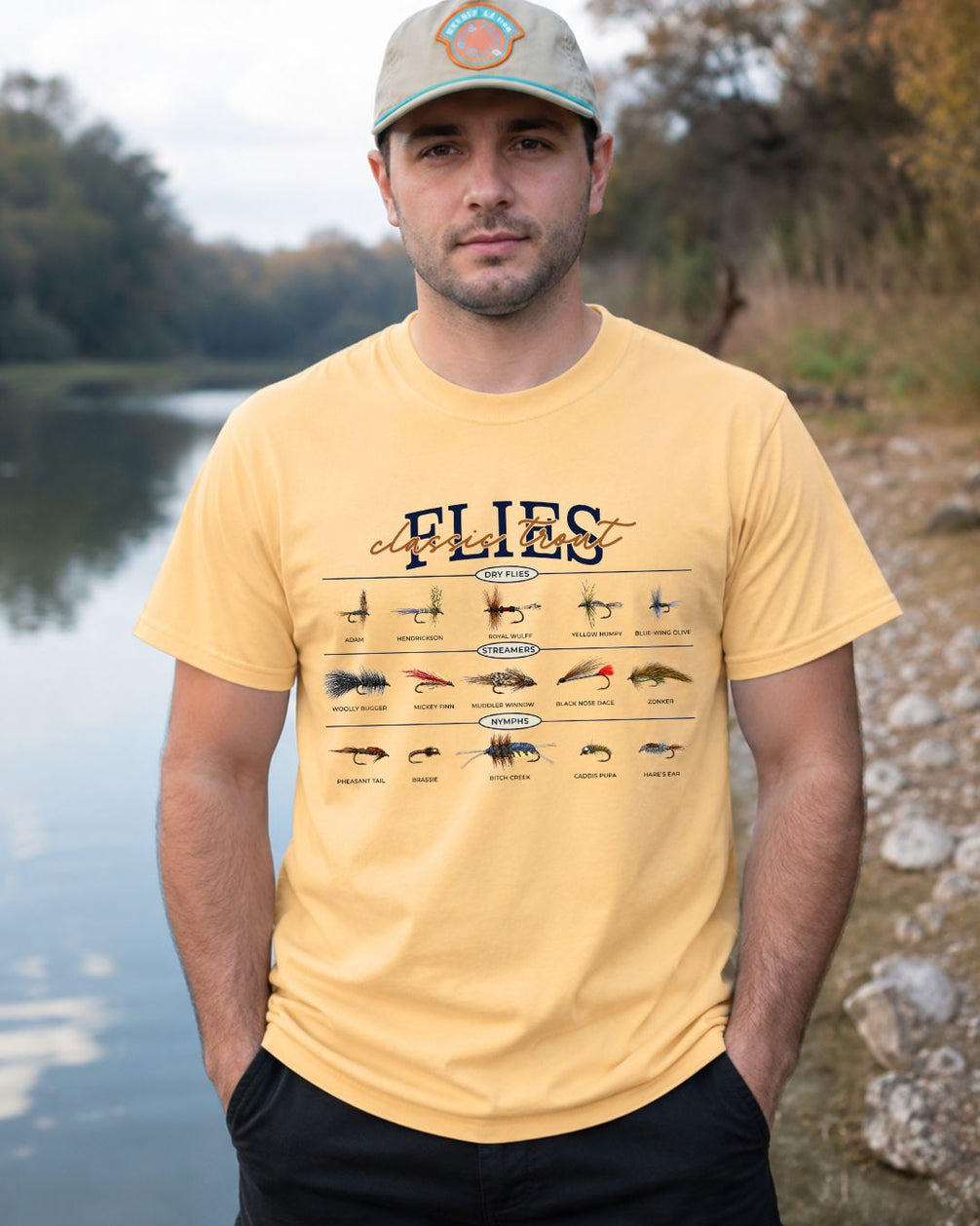 Classic Trout Flies Guide T-shirt
