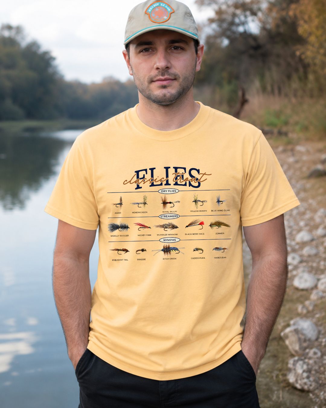 Classic Trout Flies Guide T-shirt