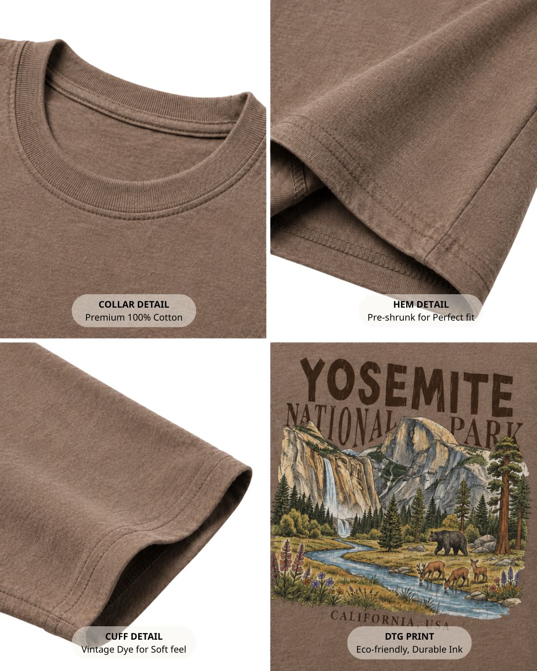 Yosemite Valley Half Dome Nature T-shirt
