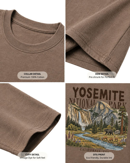 Yosemite Valley Half Dome Nature T-shirt