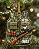 Personalized 3D Camo Hunting Vest Christmas Acrylic Ornament