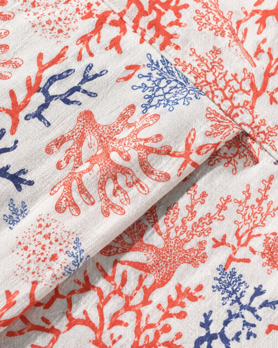 Ocean Coral Branch Men's Breathable Shirt