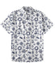 Coastal Mariner Doodle Men's Breathable Shirt