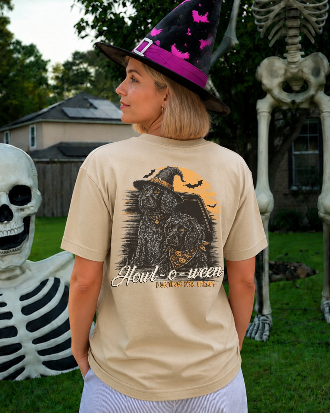 Howl O Ween Hunting For Treats T-shirt
