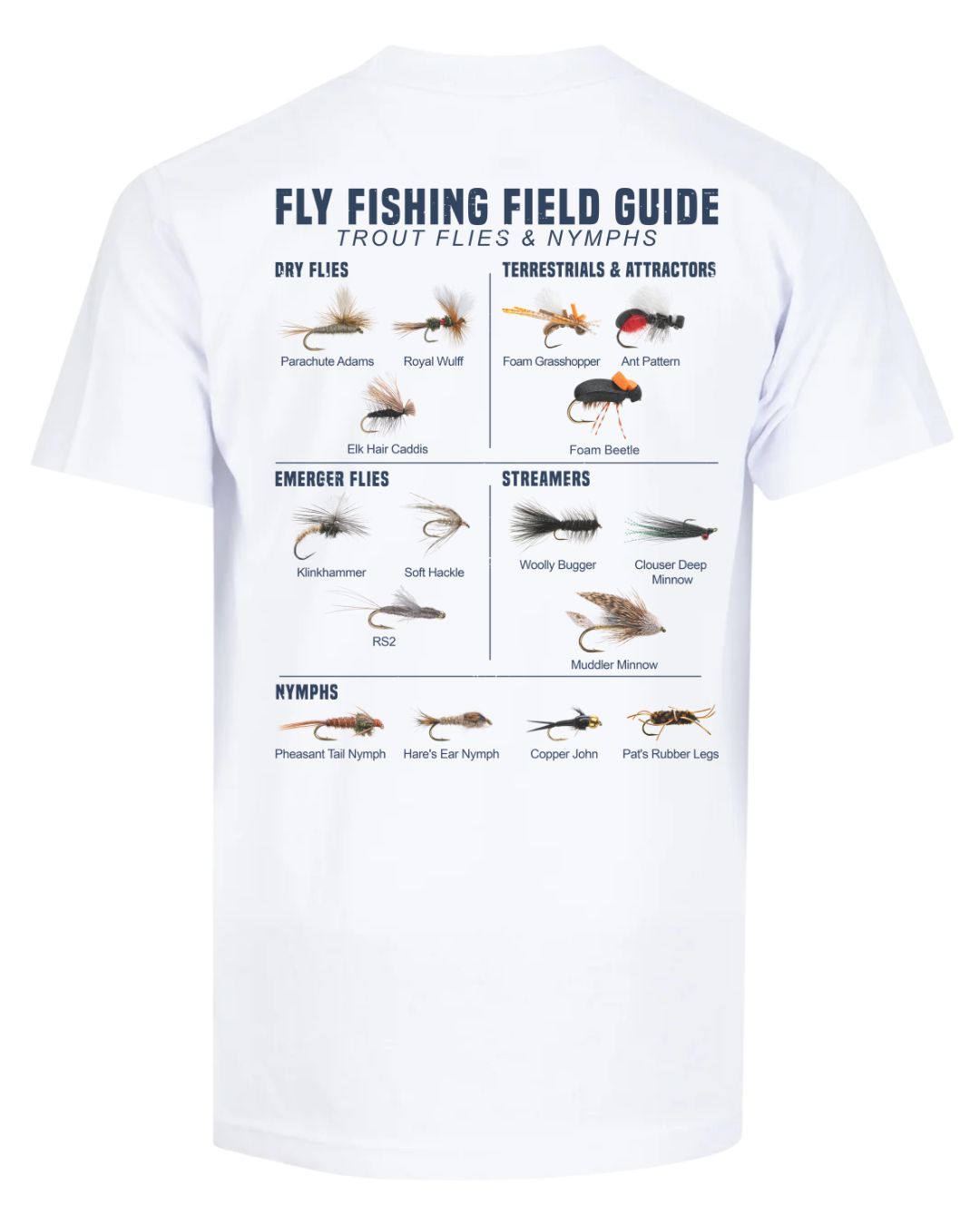 Fly Fishing Field Guide T-shirt